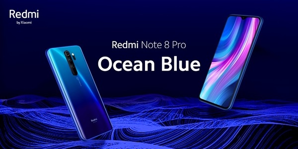 网购手机收到大饼，小米官方宣布 Redmi Note 8 Pro 将加入全新海洋蓝配色