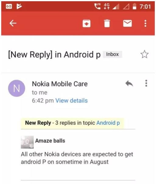 手机号码价值评估，诺基亚客服：全系手机将在 8 月更新 Android P 系统