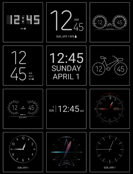 手机怎么格式化，三星 “ClockFace” 应用为 Always-On Display 增加了 30 种时钟样式