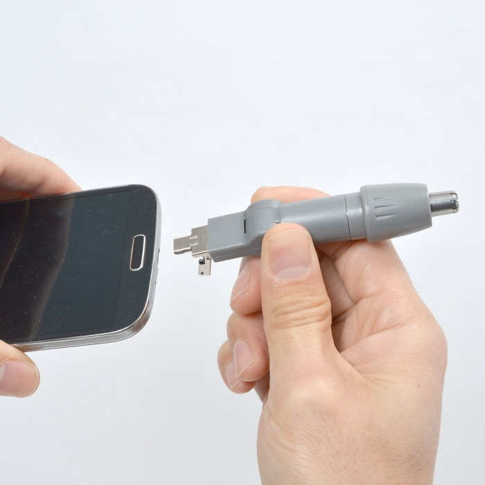 飞卢手机版，日本 Thanko 推出一款搭载智能手机的鼻毛修剪器
