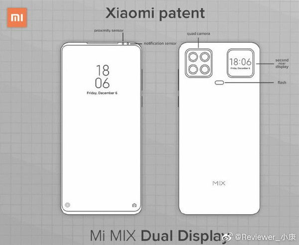 破冰行动手机在线观看，小米 MIX 系列全新专利曝光：启用 “浴霸” 四摄+背部副屏