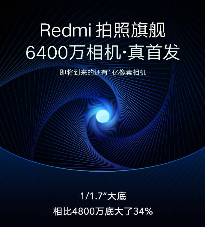 手机选购，一图先容 Redmi6400 万像素超清相机：即将到来的另有 1 亿像素相机