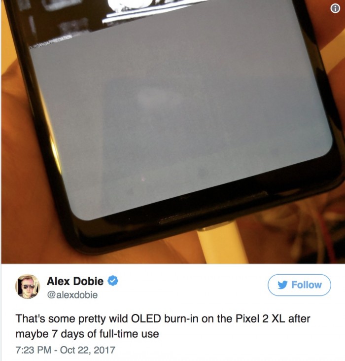 男人a天堂手机在线版，谷歌回应 Pixel 2XL 屏幕烧屏案例：正努力跟进观察