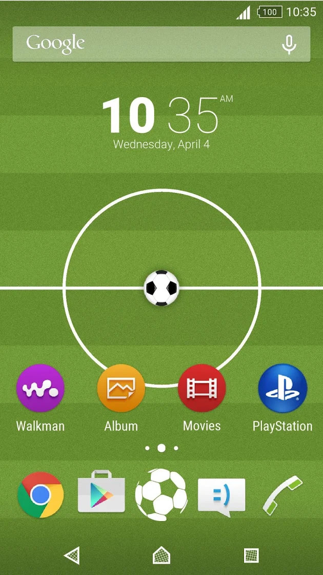 5233手机壁纸，索尼为足球迷公布新的 Xperia 足球 2018 主题