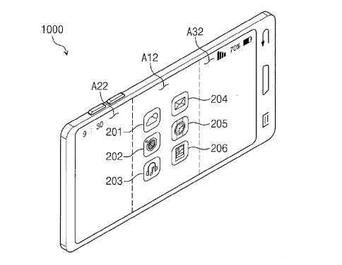 史迪仔手机壁纸，三星获得折叠式手机和透明智能手机显示屏的专利