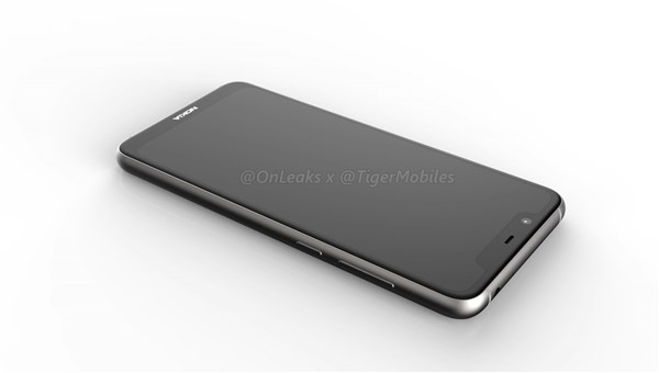 手机磨砂贴膜，诺基亚 5.1 Plus 渲染图曝光 主流刘海周全屏设计
