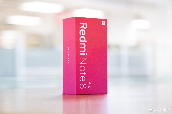 沃土手机，Redmi Note 8 Pro 包装盒宣布