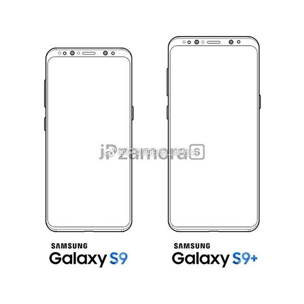诚实青年手机网，三星 Galaxy S9 渲染图曝光：双摄＋指纹垂直排列