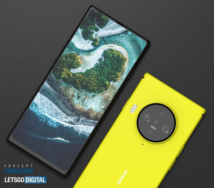 高蔡手机，诺基亚 9.3 渲染图曝光：经典 Lumia 机身+后置 “奥利奥” 五摄像头