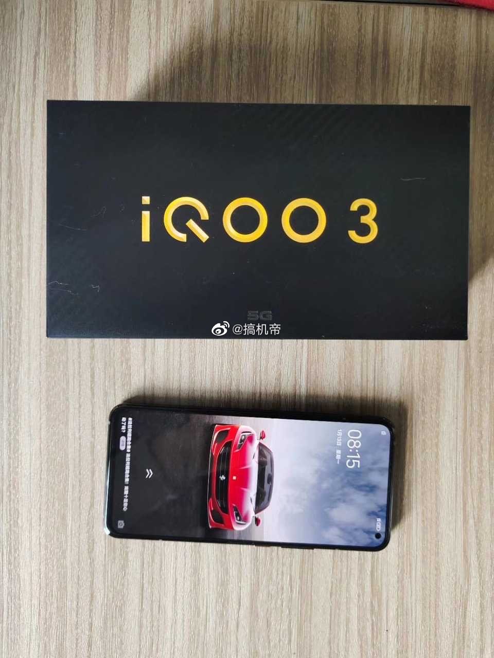 尼彩i8手机，iQOO 3 5G 真机曝光：5G LOGO 显著