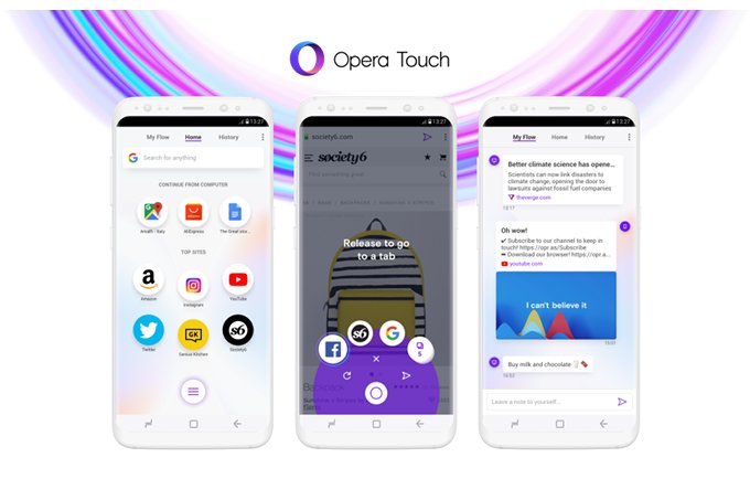 安卓系统手机排行，Opera 推出新的手机浏览器可以桌面浏览器协同事情