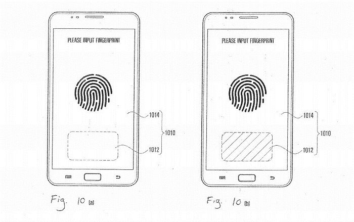 南宁手机报价，三星在 2018 年头提交了一份超声波指纹传感器新专利
