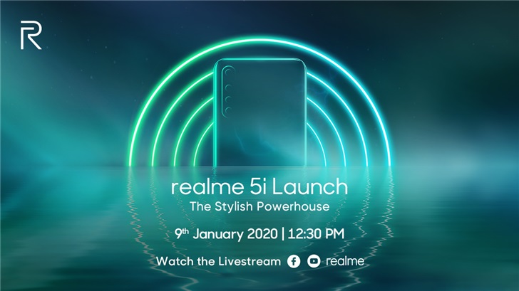联想新出的四核手机，realme 官宣将会在 1 月 9 日正式公布 realme 5i 智能手机