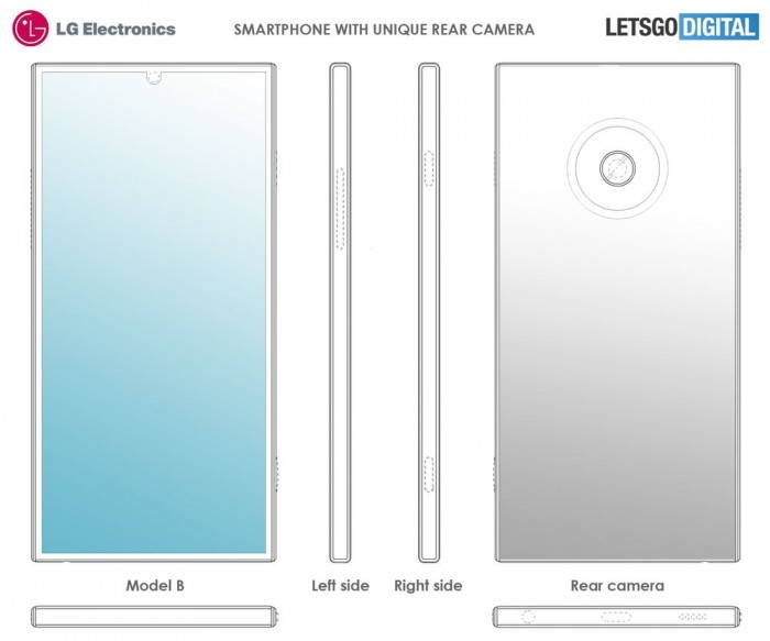 手机感染病毒怎么办，LG 手机新专利曝光：四摄绕着闪光灯排列