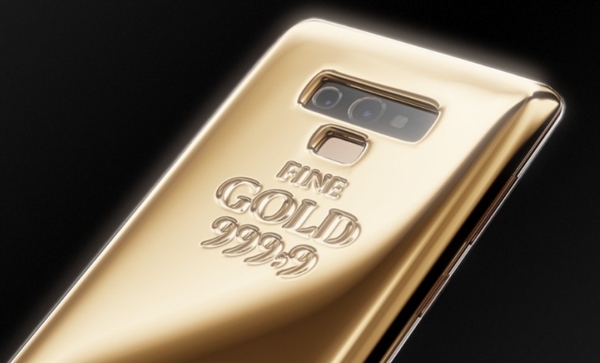 步步高手机i536，俄罗斯珠宝商推出纯金版 Note 9：售价约 41 万元
