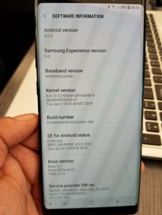 北斗手机报价，三星 Note 8 获得 Android 8.0 更新 App 启动速度快 2 倍