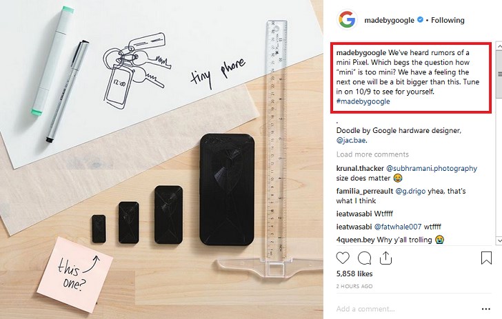 联想智能手机官网，谷歌官方讥讽 Pixel Ultra 蜚语：我们另有 Pixel Mini 呢！