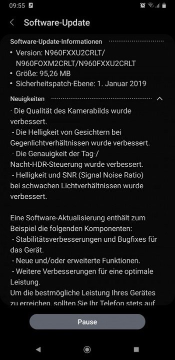 诺基亚e66手机qq，三星正式公布 Galaxy Note9 更新补丁：国行稍后送到