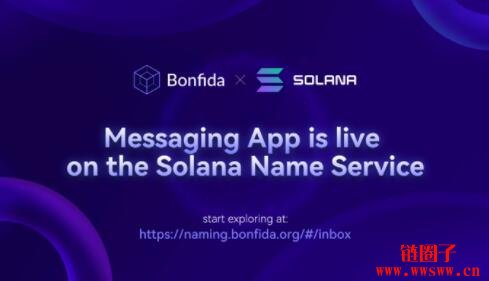 Solana 域名服务新增链上讯息传递的功能